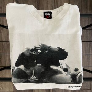 Stussy White Graphic Short Sleeve Tee